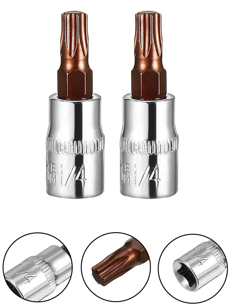 

2 шт., сменные головки Torx T30, 1/4 дюйма, T30