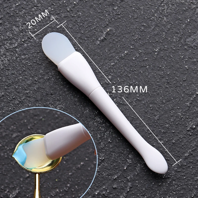 Seal Stamp Wax Spoon Cleaning Tool Soft Silicone Spoon Melting Wax Spoon Cleaner DIY Wedding Invitation Clear Stamps Tool