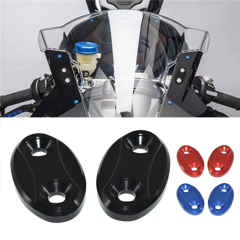 오토바이 백미러 시트 장식 커버 미러 베이스, BMW S1000RR S 1000 RR 2009-2012 2013 2014 2015 2016 2017 2018 