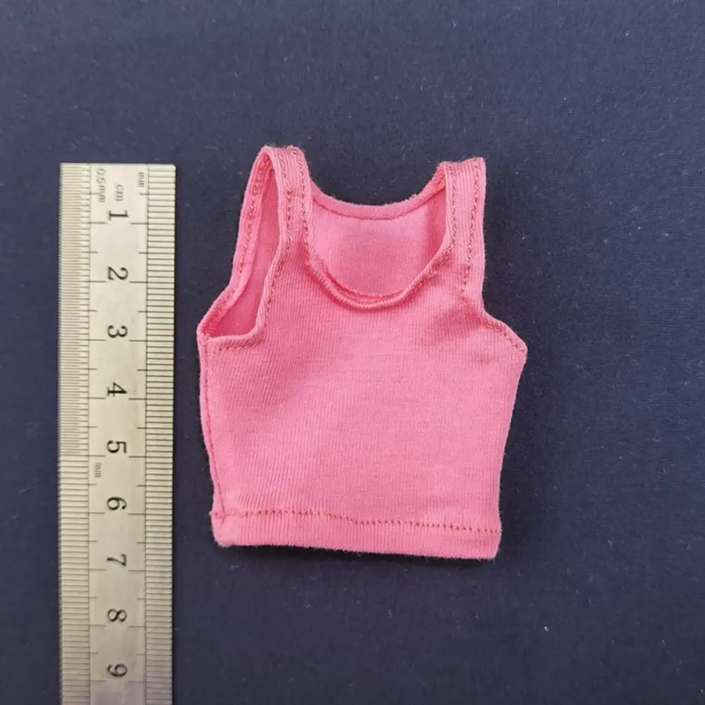 10 Farben 1/6 Miniatur weste neue 30cm Stoff Rundhals-T-Shirt Casual Tank für 12 "Action-Puppe – Detail 16