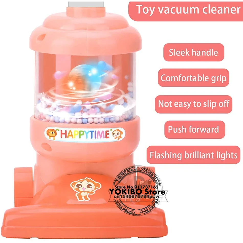 Mini Vacuum Cleaner Vacuum Cleaner Toy Cleaning Toys Children Pretend Play Toys Kids Electric Mini Vacuum Cleaner Simulation Charging Housework Dust Catcher Toys