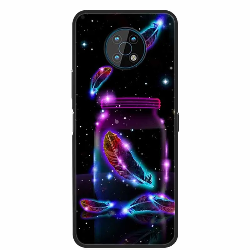 Wolf Black Silicone Soft Phone Cover