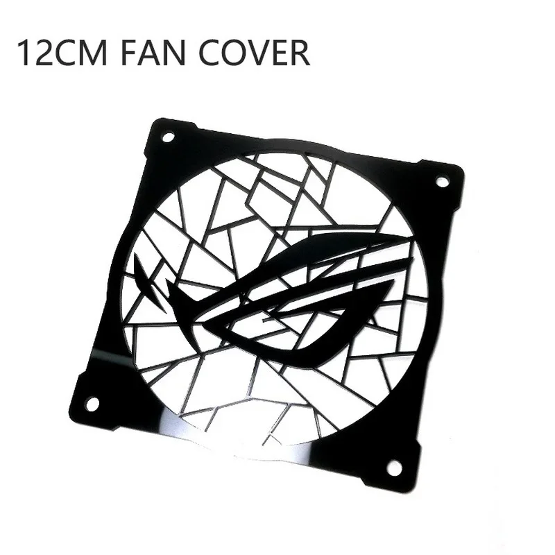 Cooling Fan Cover Acrylic 12cm pc Case Fan Dustproof Filter Net Water Cooling Faça Você Mesmo para pc Gamer Cabinet Decoration 120 mm - Imagem 5