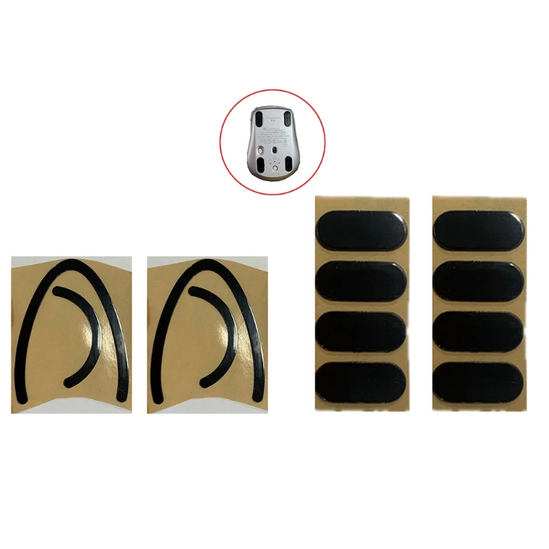 

Anti Slip Mouse Replacement Accessories for MX Vertical/MX 3 Mouse Feet Mouse Skates Wear Resistant Black
