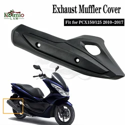 Motorcycle Exhaust Pipe Cover Cowl for HONDA 2010 - 2017 PCX125 PCX150 Protector Heat Shield Guard PCX 125 150 2011 2013 2014