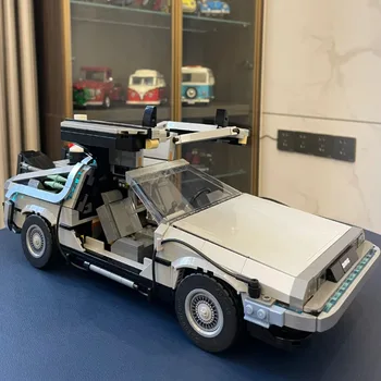 2024 NEW Back to the Future Time Machine Compatible 10300 Building Blocks Technical Car Bricks Construct Toys Gifts Spot goods 1