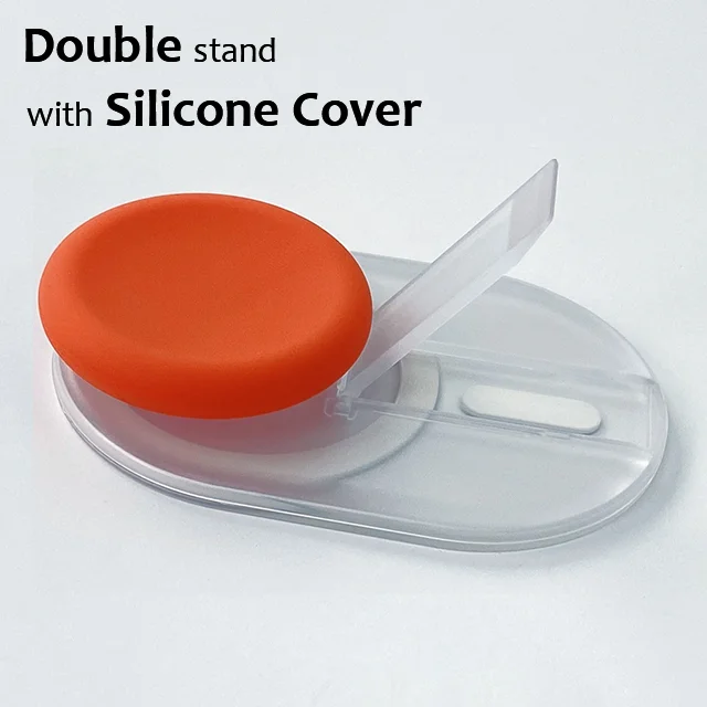 Colorful Magnetic Pop-Up Phone Grip & Kickstand with Silicone Cover