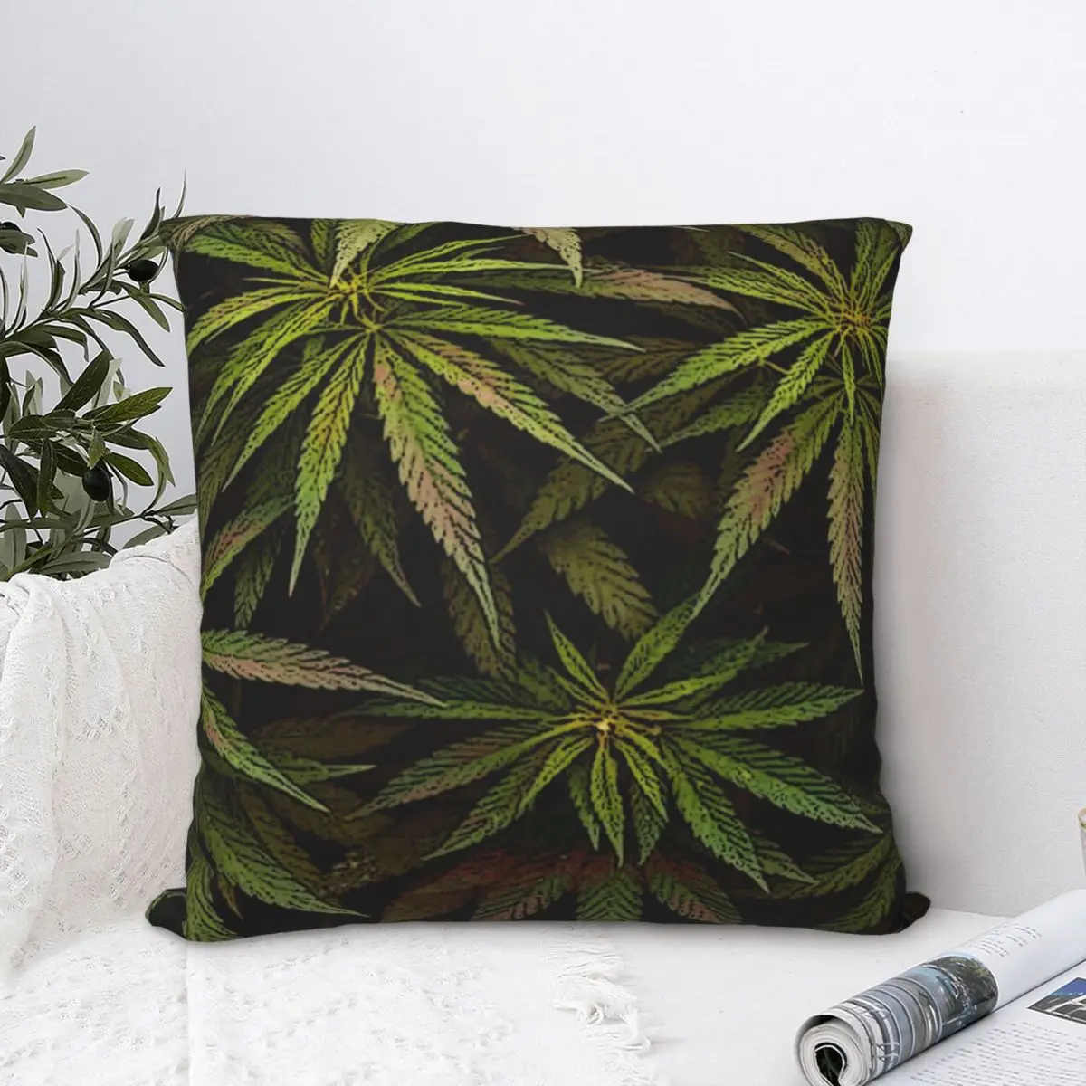 Dank High Stoned Grass Pillowcase Pillow Case Cushion Cover Home Sofa Car Decorative Throw Pillowcases Fashion Cute |