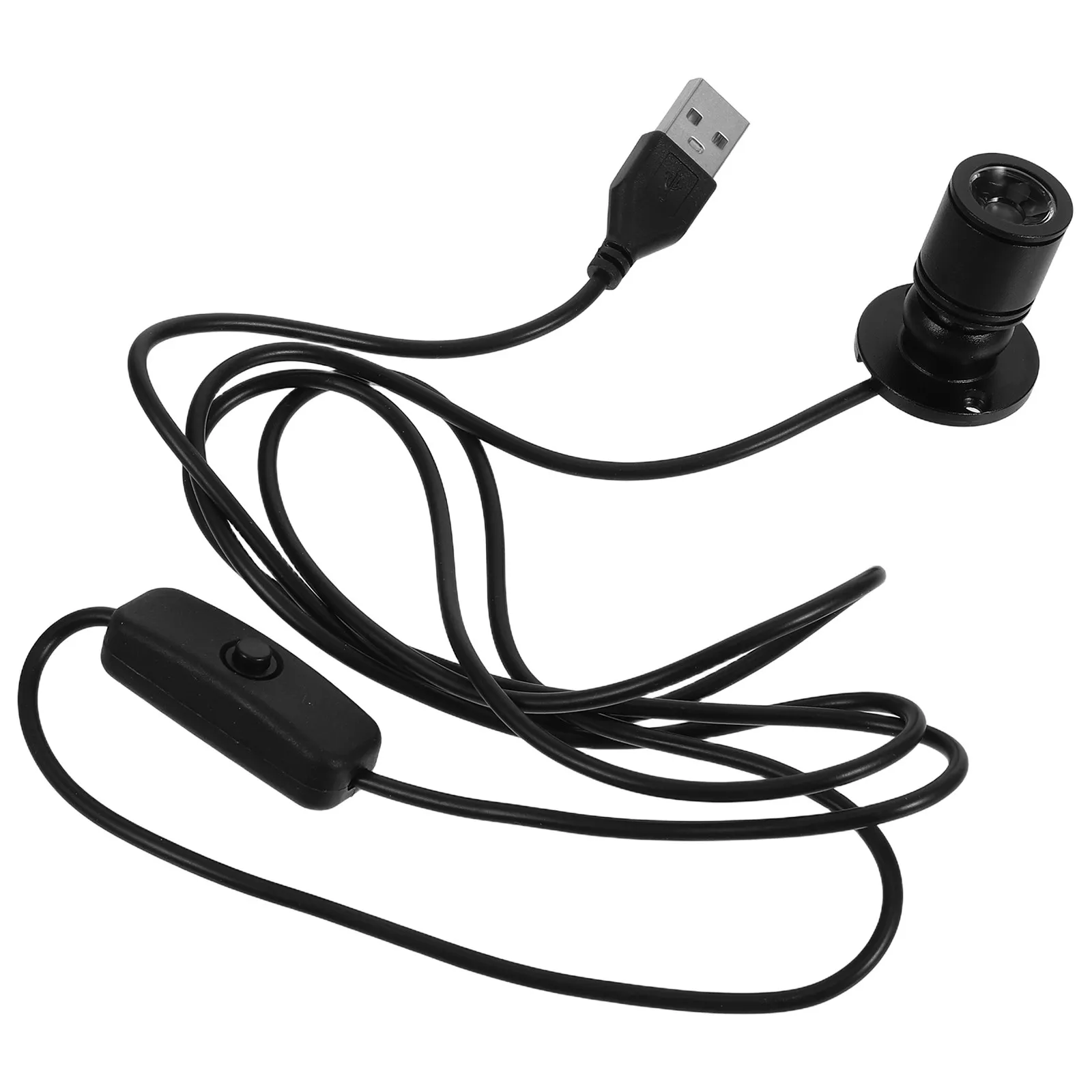 컴팩트 USB LED 스포트라이트 미니 쥬얼리 스포트라이트 실내 디스플레이 케이스 조명 조절 가능한 빔 각도 고휘도 저전력