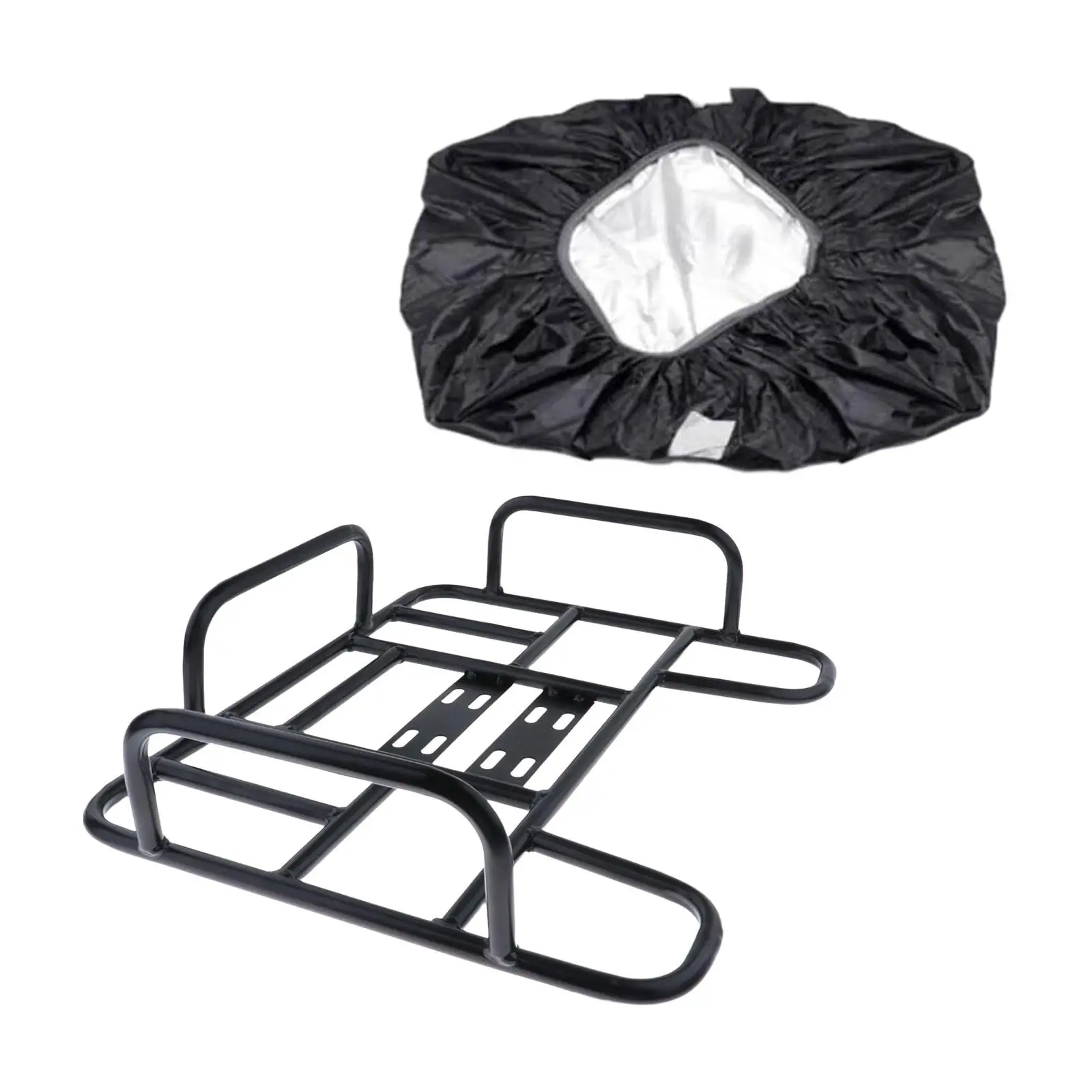 Cestino Posteriore Per Bici Portapacchi Portapacchi Cestino Per Bicicletta Resistente Con Copertura Antipioggia Porta Takeaway Antipioggia Con Bordo L