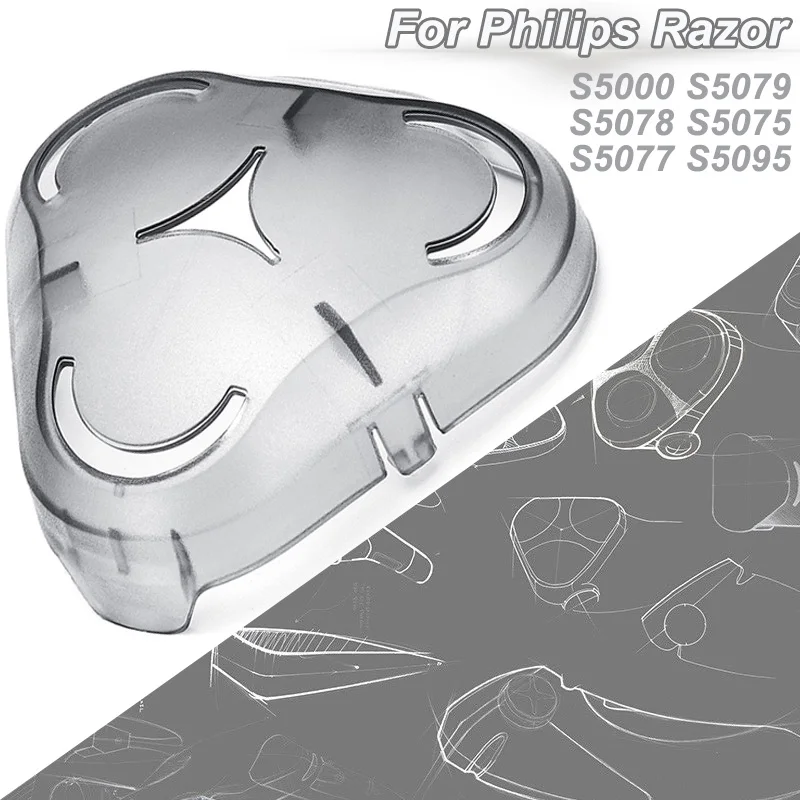 

Shaver Head Cover for Philips cross stitch S5000 S5075 S5077 S5079 S5078 S5095 Transparent protective cover