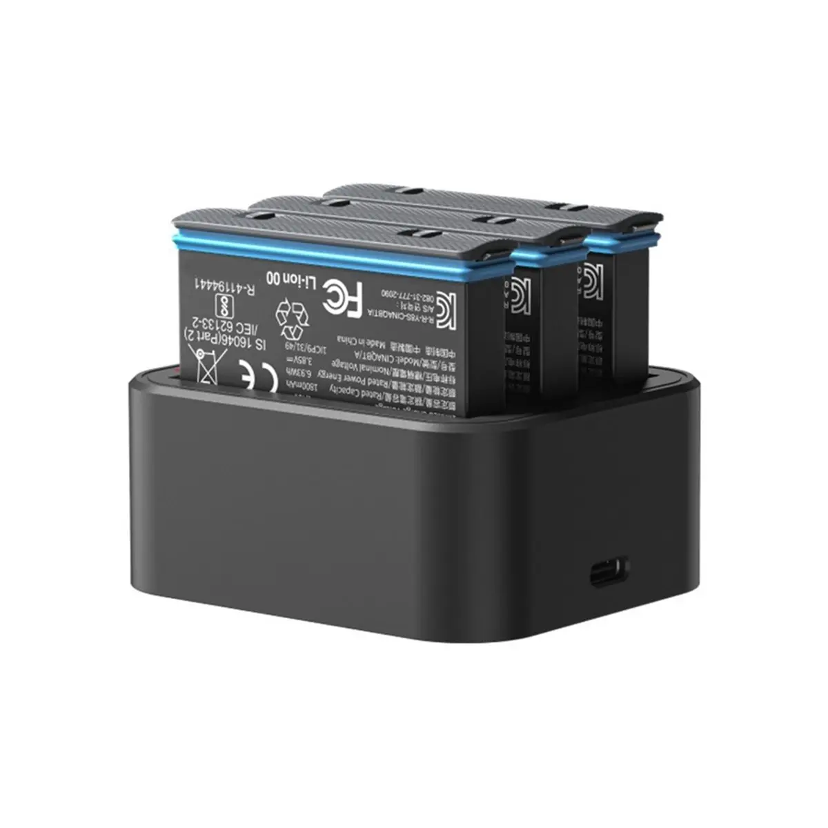 Chargeur Batterie 3 Emplacements USB-C pour X2 X3 - Charge Rapide 90min