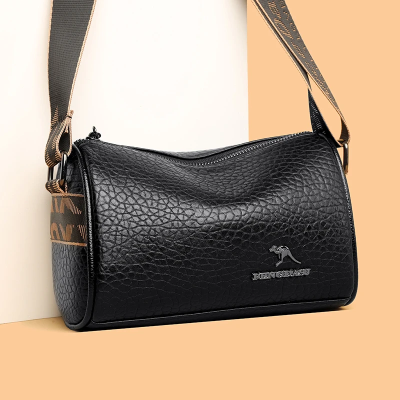 High Quality Stone Pattern Soft Leather Shoulder Crossbody Bags for Women 2023 Women's Handbags Female Messenger Tote_voghion.com