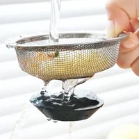 Kitchen Sink Filter Stainless Steel Sink Sewer Mesh Strainers Kitchen Tools Bathroom Floor Drains Hair Catcher Waste Plug Filter 5