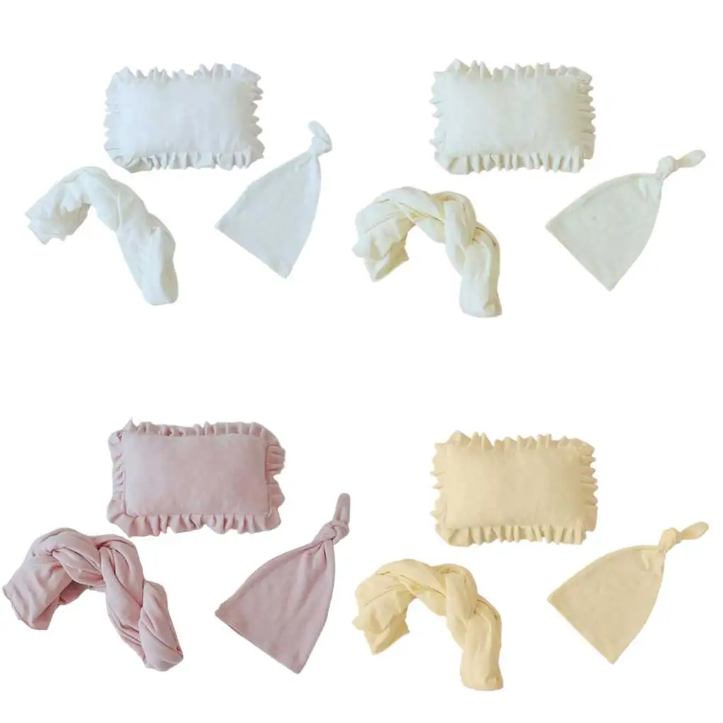 

Newborn Photography Props Posing Pillow Shooting Wrapping Cloth Infant Small Hat Studio Pictures Photo Auxiliary