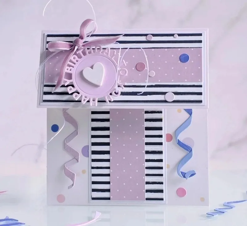 피기 크래프트 금속 커팅 다이 컷팅 몰드 해피 버스데이 레터 링 스크랩북 종이 공예 나이프 몰드 블레이드 펀치 스텐실 다이