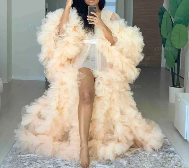 Sweet Girl Vintage Tulle Robe 