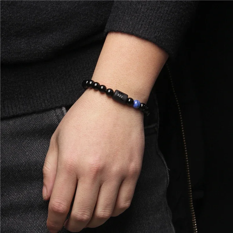 12 Constellation Zodiac Signs Bracelet Black Onyx Beads Cancer Leo Onyx Braided Bracelet for Women Men Couples Jewelry Gift 6 12 Constellation Zodiac Signs Bracelet Black Onyx Beads Cancer Leo Onyx Braided Bracelet for Women Men Couples Jewelry Gift 6