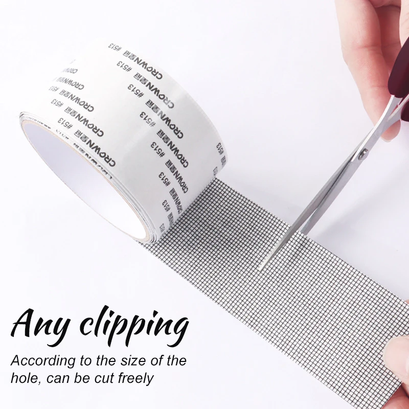 Window Net Anti-mosquito Mesh Screen Repair Tape Repair Broken Hole Window  Waterproof Patch Net Self-adhesive Mesh Tape Tools