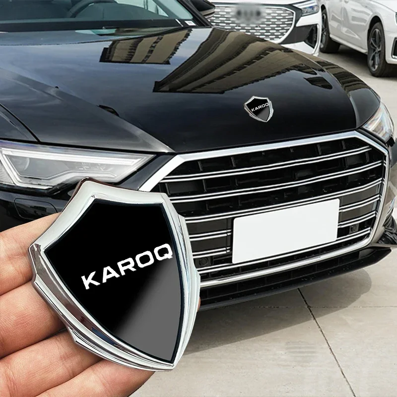 

car stickers 3D metal accsesories auto accessory for For SKODA KAROQ