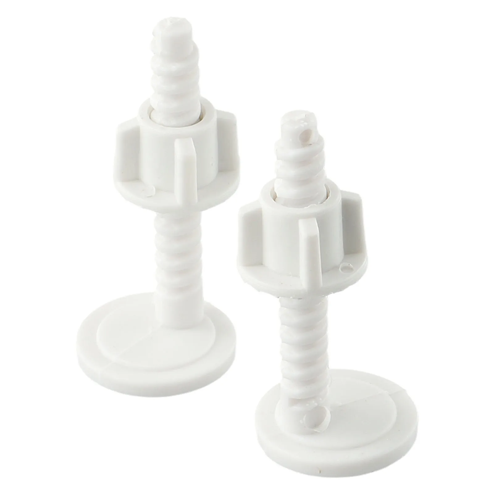 욕실 변기 뚜껑 나사 흰색 2개 설치가 용이함 우수한 내구성 60*30mm 노화 방지 고품질 소재