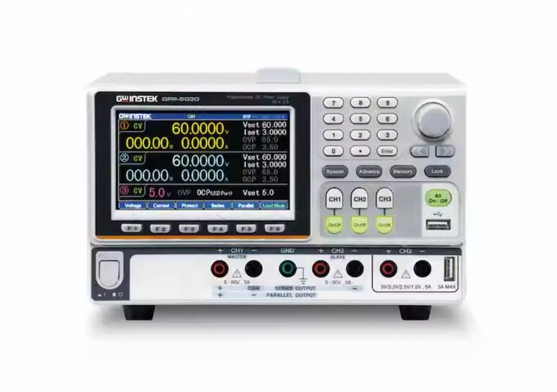 GPP-6030 트리플 채널 프로그래밍 가능 DC 전원 공급 장치