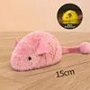 Interactive Cat Toys- Plush Simulation Mice for Indoor Kittens,Self-Playing Chew Toys for Pet Cats,Cute Mouse-Shaped Kitten Toys 2