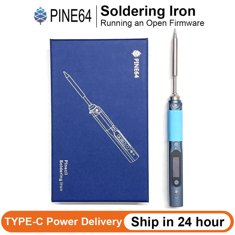 Pine64 V1 Pinecil-BB2 Soldering Iron Portable Mini TYPE-C Programable Welding Tool Adjustable Temperature Digital Solder Station 700w soldering stations portable handheld temperature controlled air soldering station welding tool yihua 878a