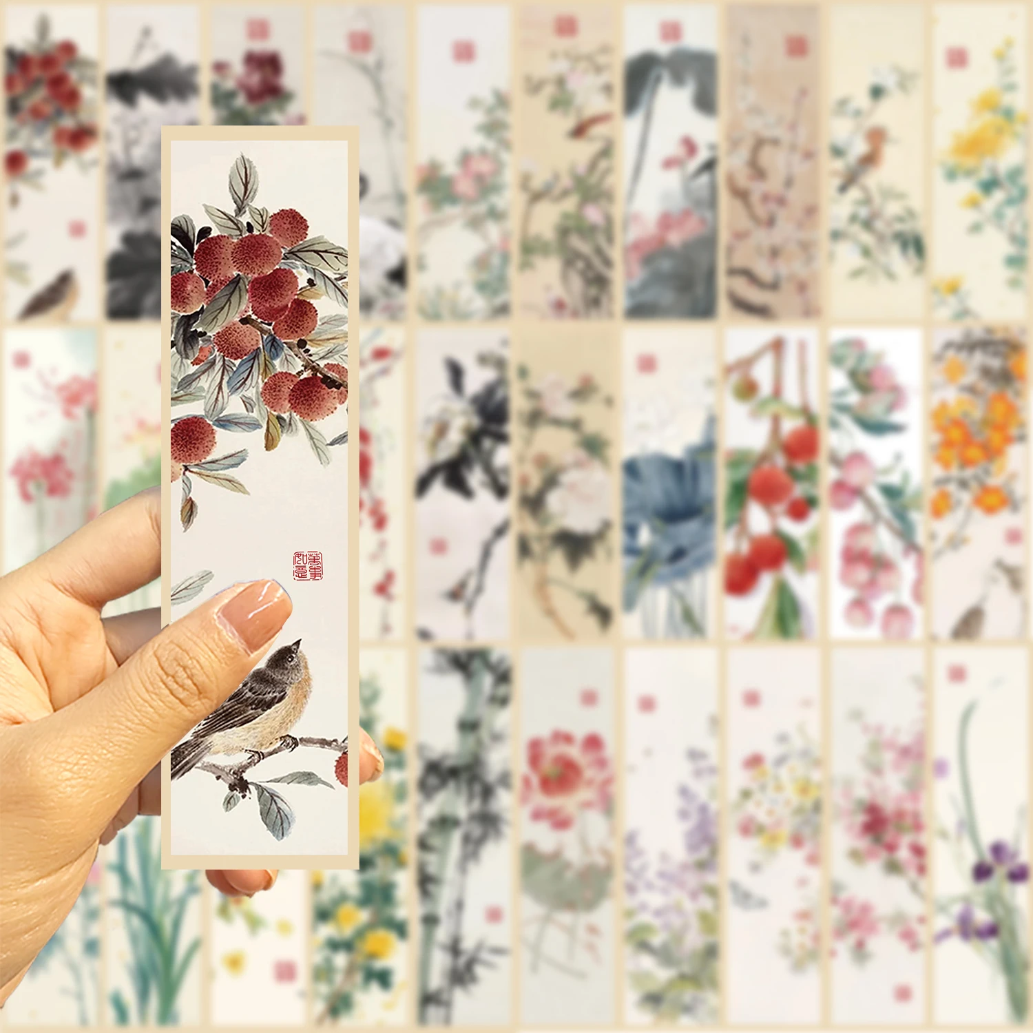 中国語版茶経 紙・しおり付き 4133 須賀玄道 「寒椿にもんつき」 共