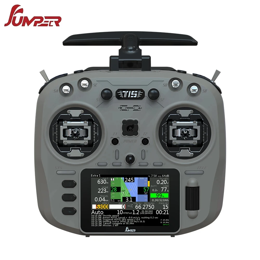 Jumper T15 Hall Sensor Color screen FPV Radio Controller EDGETX/ELRS For Long Rang RC Drone 6