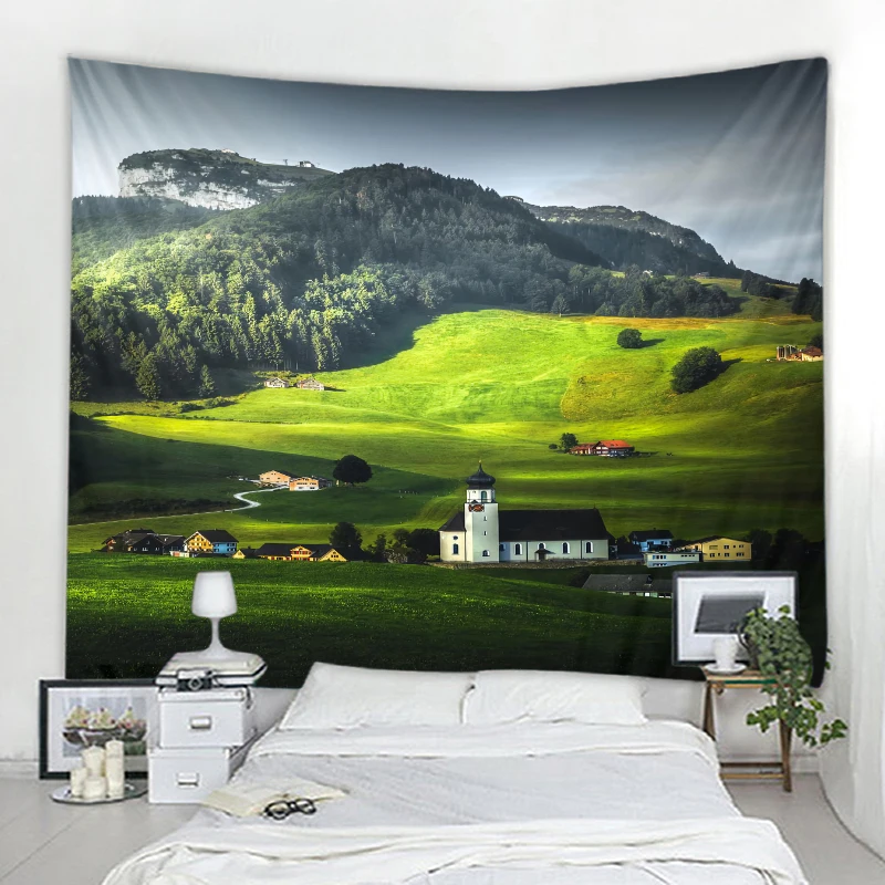 Tapestry Decorations Canvas Wall Art 3D Digital Print Household Tapestries