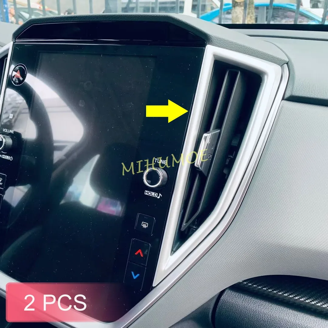 

Матовый хром внутренний приборной панели, средний диаметр вентиляционного отверстия, Обложка для 2024 Subaru Crosstrek