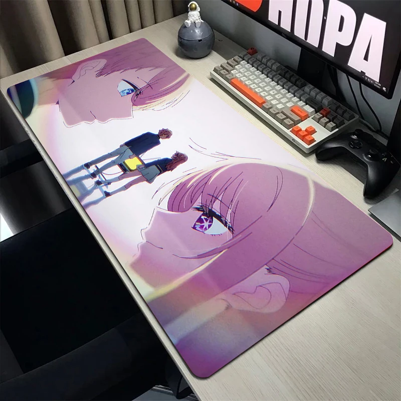 

Oshi No Ko Anime Mouse Pad Computer Gamer Mousepad Laptop Keyboard Mousemats Notebook Office Carpets Waterproof Mousepads XXL