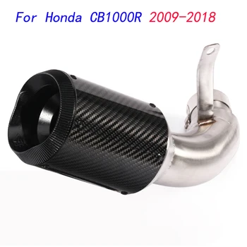 Escape Motorcycle Middle Link Pipe And Exhaust Muffler Stainless Steel Exhaust System For Honda CB1000R 2009-2018