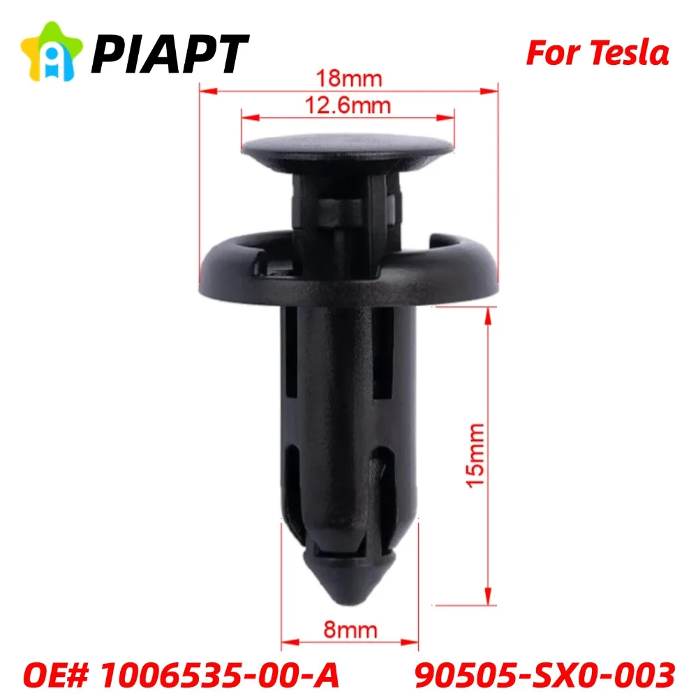 25pcs OE#1006535-00-A Garnish Side Protector Push-Type Retainer