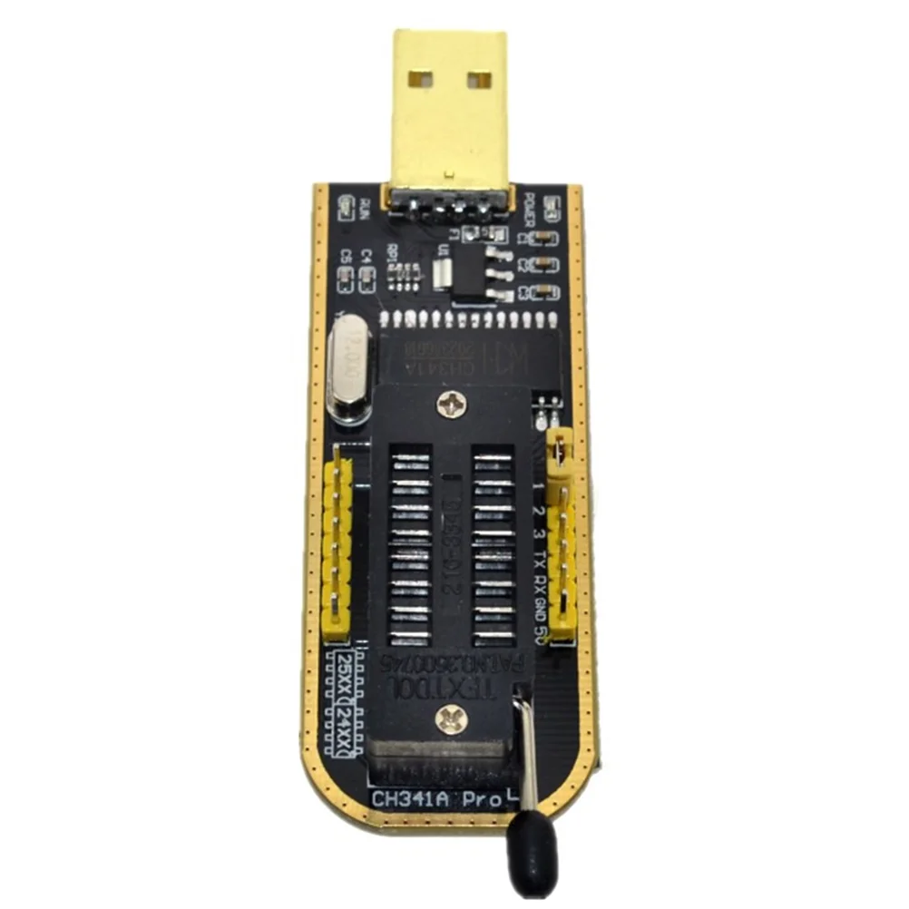 

CH341A 24 25 Series Flash BIOS USB Programmer with Software and Driver