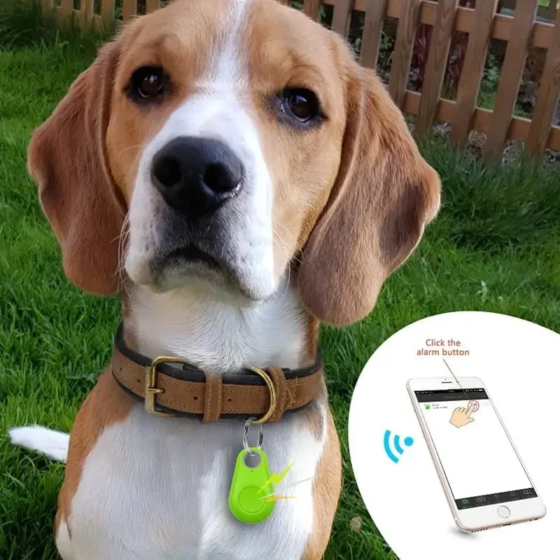 Bluetooth Mini GPS Pet Wireless Tracker Locator Smart Dog GPS Tracker Child Key Finder Anti-Lost Alarm Wallet Locator