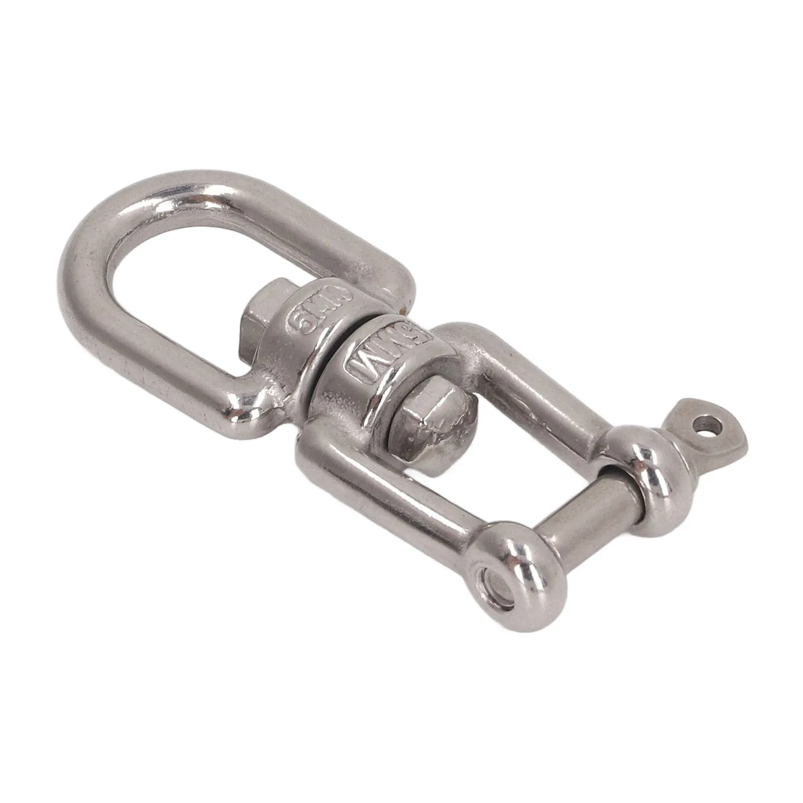 Rolling Shackle Device Sturdy Construction 304 Stainless Steel Heavy Duty Double Jaw Shackle For Yoga Chair For Climbing Rope double jaw shackle