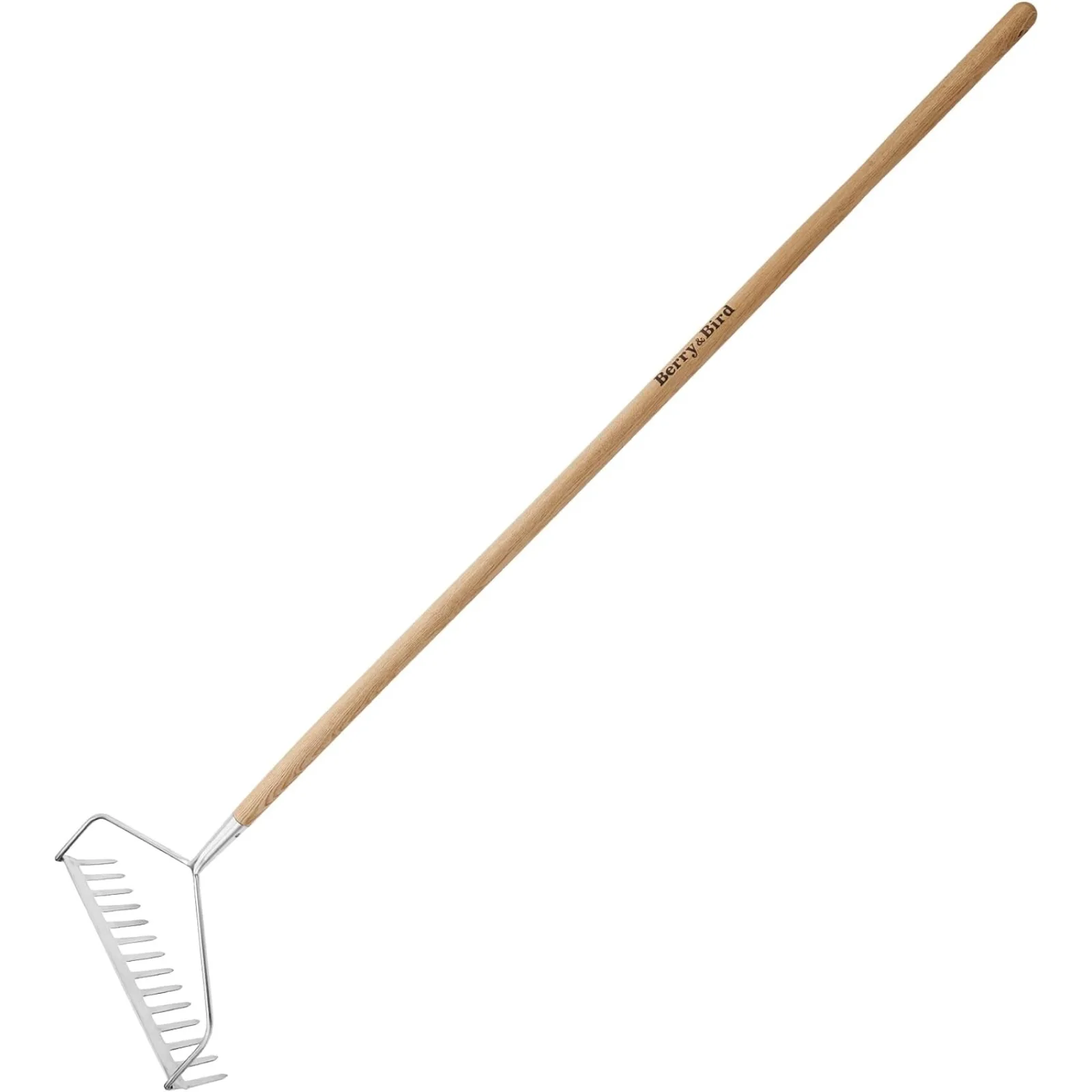

USBerry&Bird 14 Tines Bow Rake for Gardening, 63-inch Garden Rakes Heavy