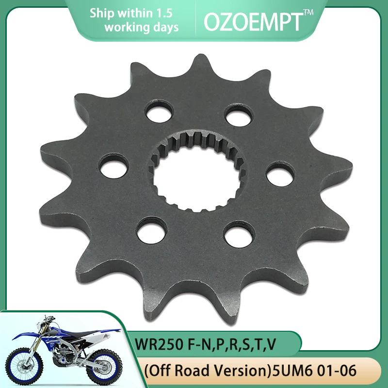 

Передняя Звездочка мотоцикла OZOEMPT 520-13T, подходит для WR250 FN (Enduro Version) 01 WR250 F-N,P,R,S,T,V (внедорожная версия) 5UM6