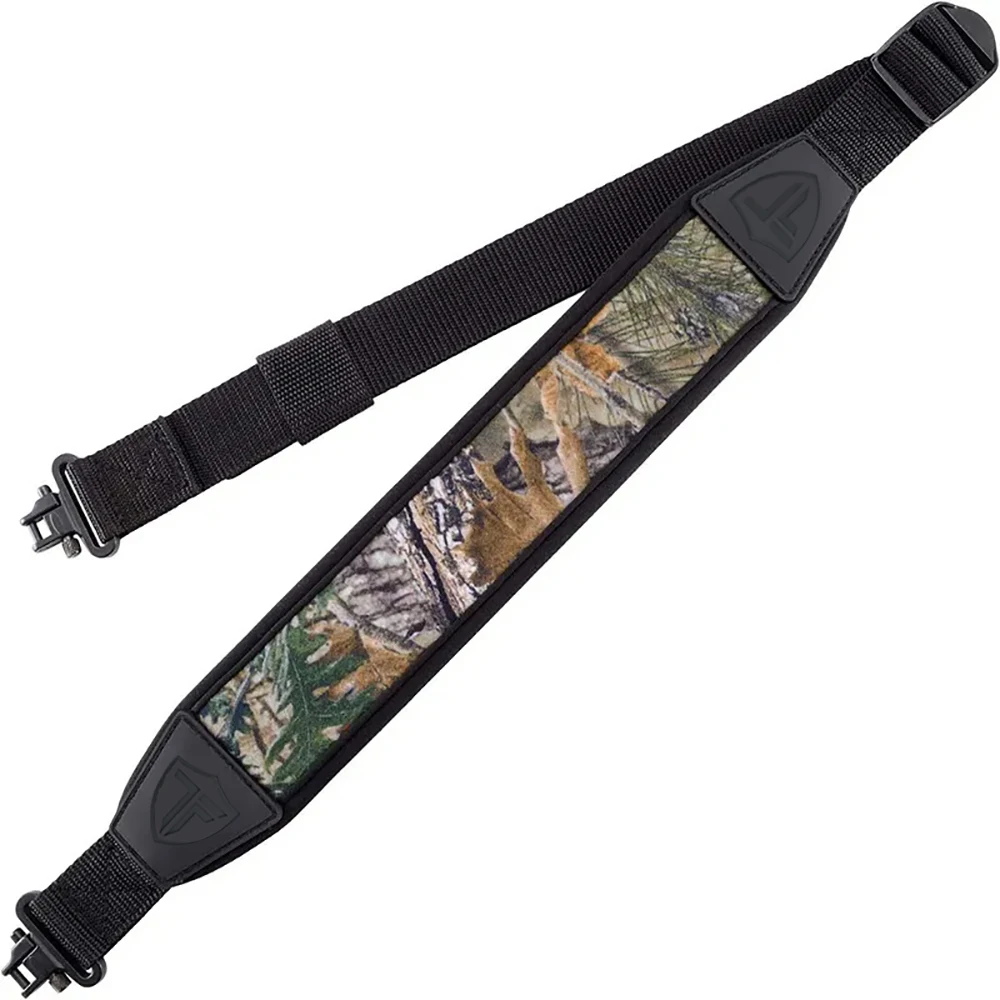 Tactical Two Point Rifle Sling With Swivels Durable Shoulder Padded Strap Length Adjustable Nylon Hunting AR15 Jungle camouflage