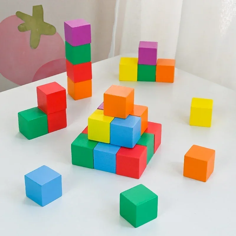 Montessori Rainbow Magic Block Puzzle 2