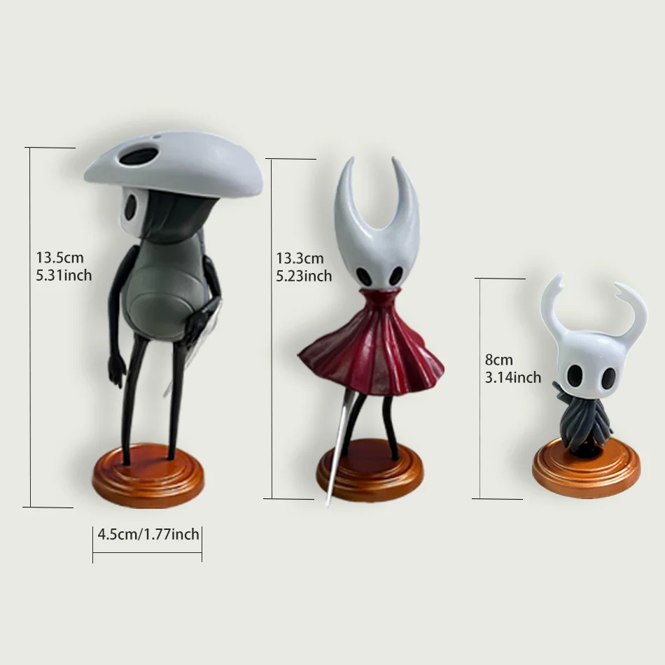 Hollow Knight Mini PVC Actionfigur Sammlermodell-Set Anime-Figur Dekoration Spielzeug Kinder Geburtstag Weihnachtsgeschenk für Gamer – Detail 1