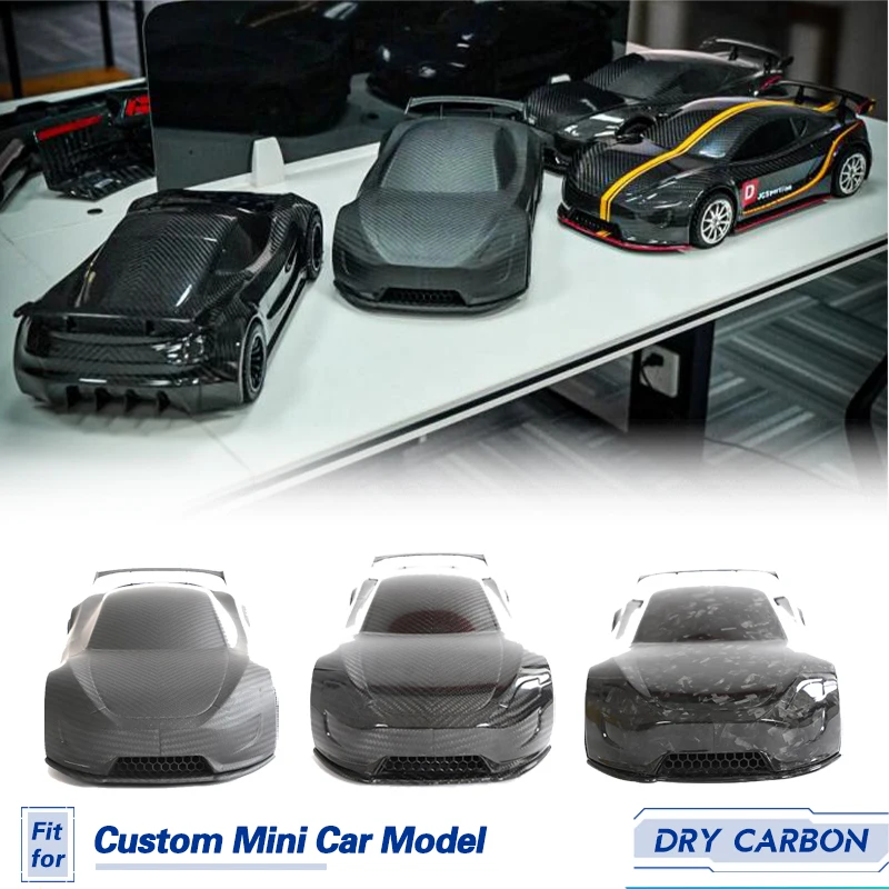 

Mini Car Model Vehicle Gift Dry Carbon Fiber for Car Enthusiasts Collectibles Forged Carbon Car Mini Cut Decorative Item