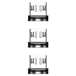 Magnetic 360° Rotating Phone Cable Adapter with Strong Magnetic Connector (3PCS - Micro)