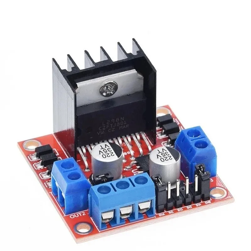 L298N DC Motor Driver Module Stepper Motor Smart Car Robot Breadboard Peltier High Power for Arduino