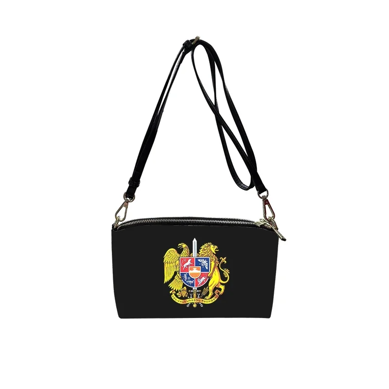 Armenia Flag PU Crossbody Bag 2023 New Women's Fashion Shoulder Bag Minimalist Small Square Bag for Women