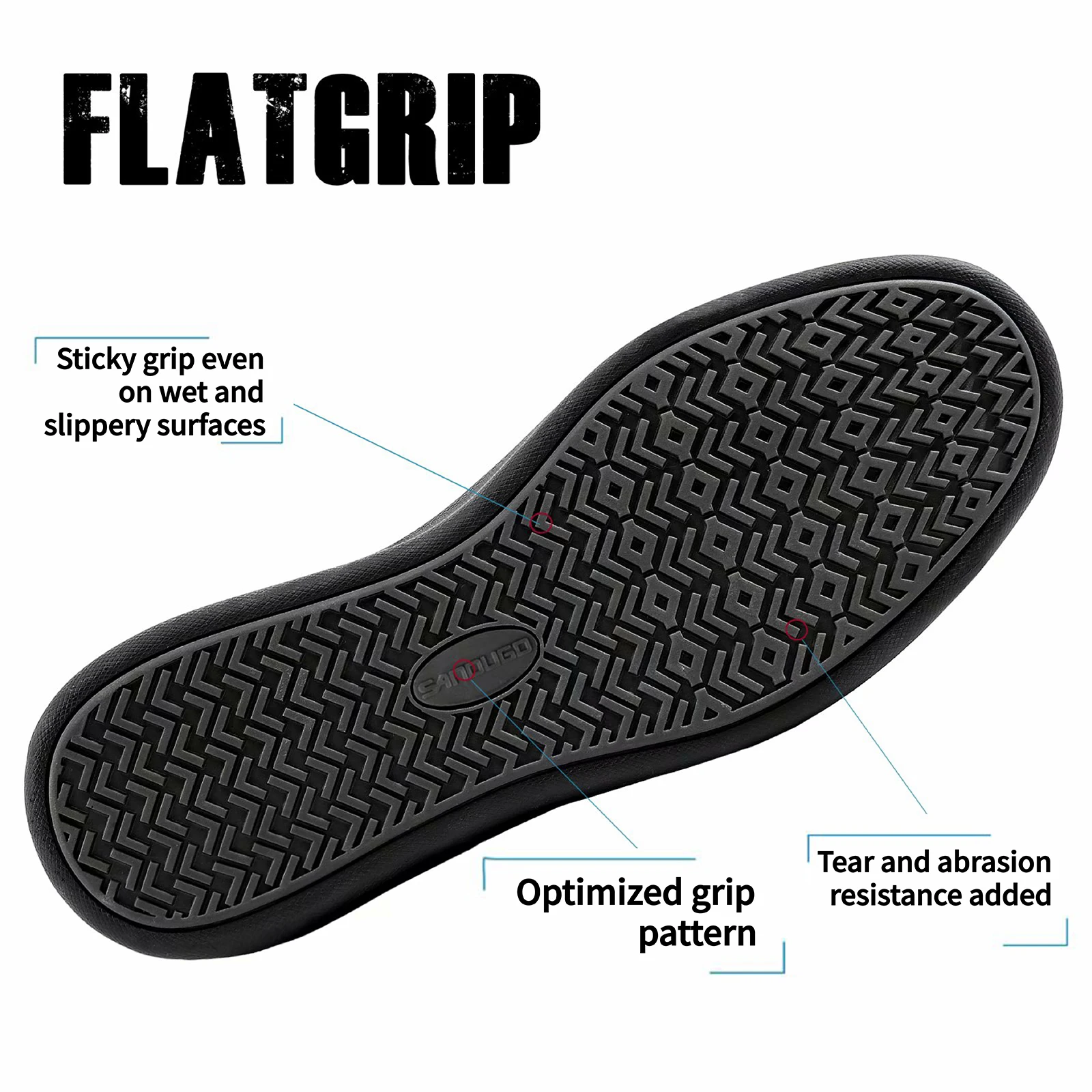 Mens Mountain Bike Shoes for Flat Pedals , Use: Cross-Country D/H, Enduro,Mountain Biking,Mtb,Commute,Non-Slip, Strong Grip