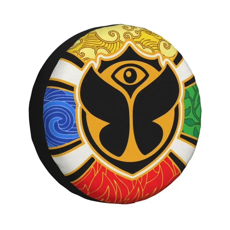 

Tomorrowland Flag Spare Tire Cover for Suzuki Mitsubish SUV RV 4x4 Car Wheel Protectors Accessories 14" 15" 16" 17" Inch