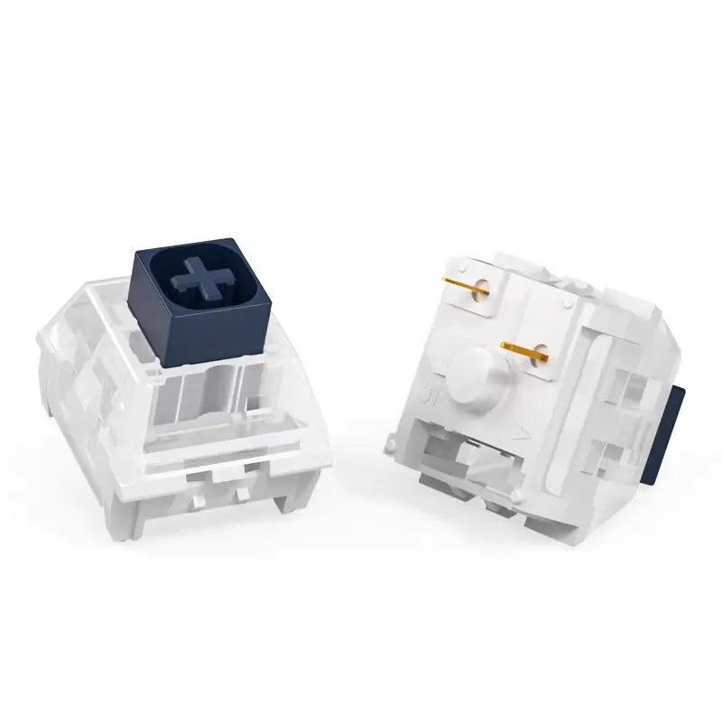Kailh Box Jade Navy Clicky Mechanical Keyboard Switches - Waterproof, Dustproof, 3-Pin Customizable Gaming Switches